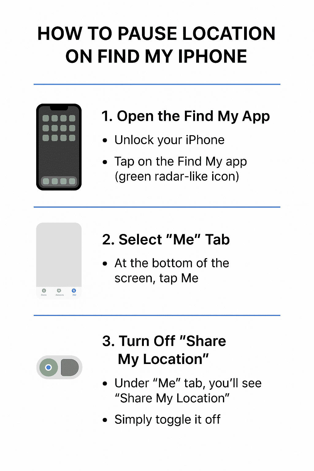 How to pause location on Find My iPhone – Step by Step Step by step guide to pause location on Find My iPhone