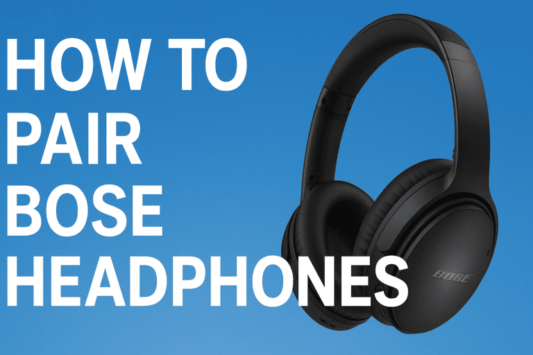 How to pair Bose headphones with Bluetooth devices