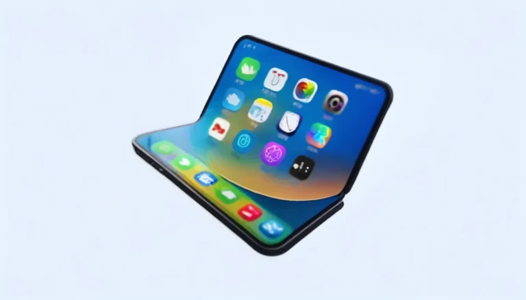 Apple Foldable iPhone 2026 concept design with flexible OLED display