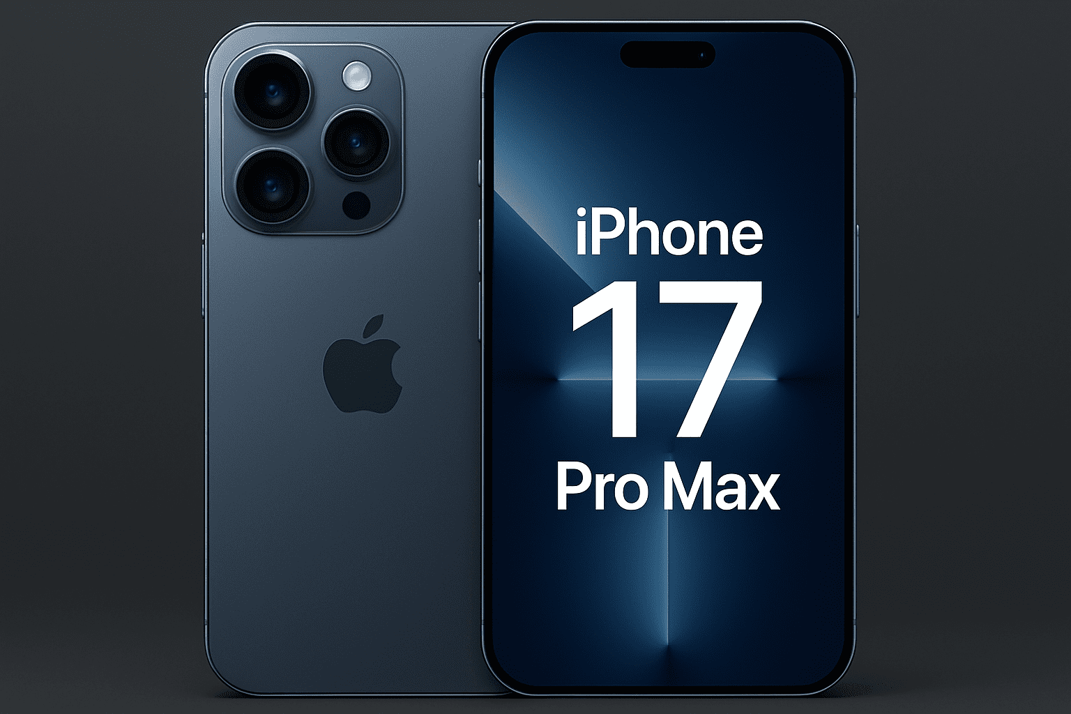 Concept render of iPhone 17 Pro Max showcasing leaks and design